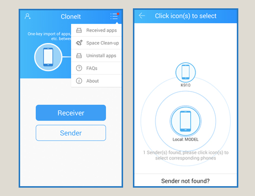 Come trasferire dati da un telefono android a un altro
