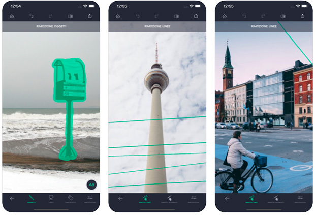 app foto imperfezioni