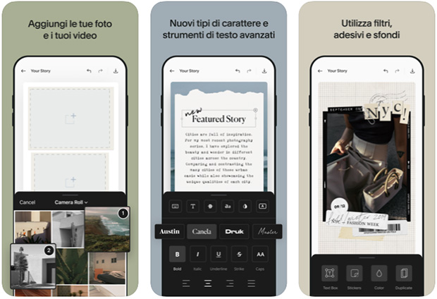 app per instagram stories