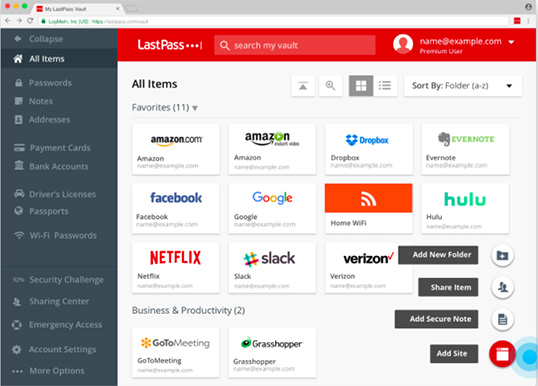 gestore password